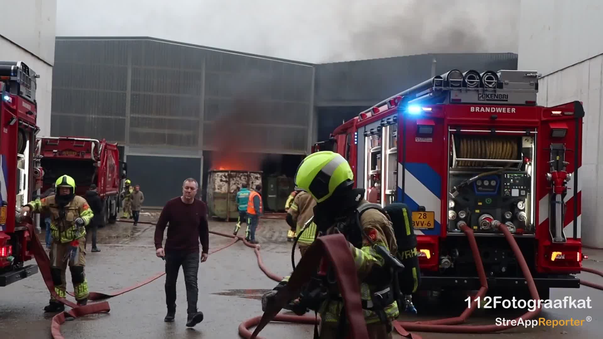Snelle actie voorkomt grote schade bij brand in Noordwijk