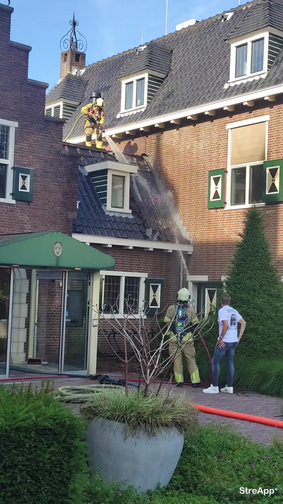 Grote brand gemeentehuis