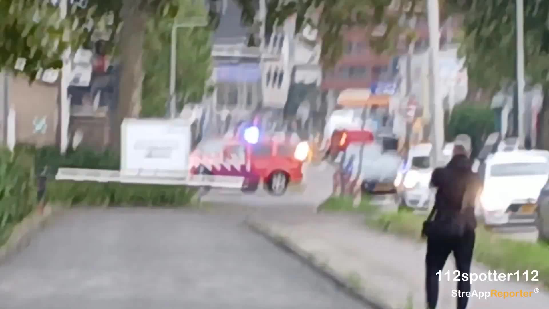 Brand in vuilniswagen bij ROVA in Amersfoort
