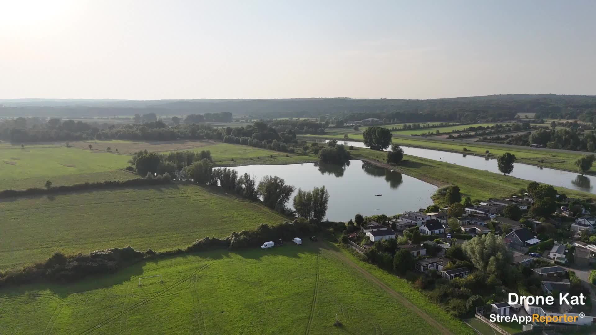 Beelden luchtballon voor crash
