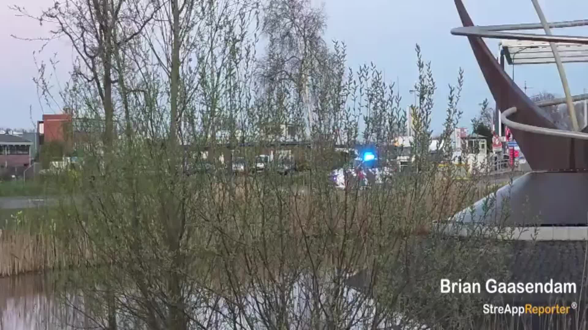 Motorrijder onderuit 
