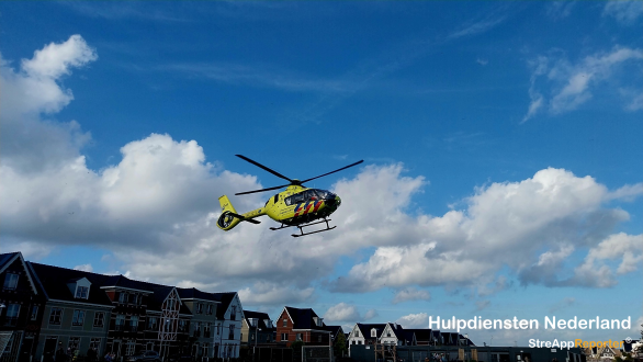 Traumahelikopter trekt veel aandacht