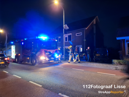 Brandweer rukt uit voor brand in woning