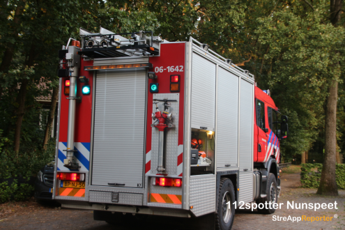 Brandweer opgeroepen voor loze schoorsteenbrand.