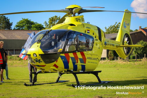 Traumahelikopter ingezet in Goudswaard