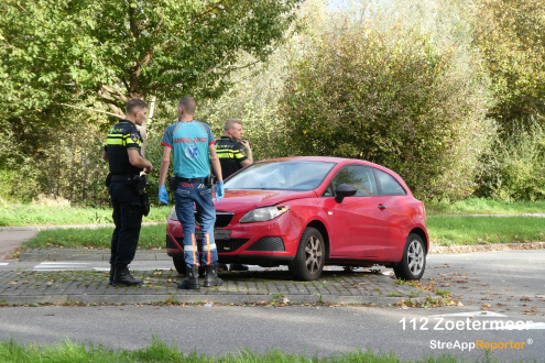 Ongeval tussen twee auto's