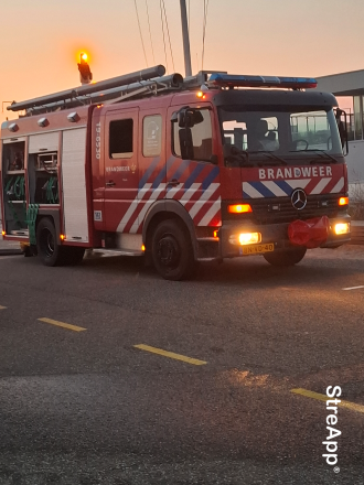 Oefening brandweer trekt de aandacht van veel mensen