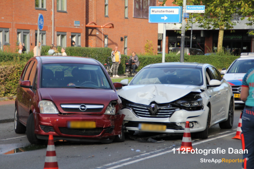 Grote schade aan twee voertuigen