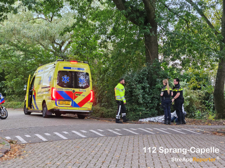 Fatbiker onderuit en lichtgewond