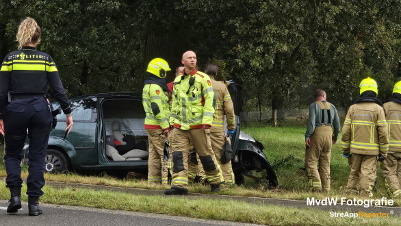 Eenzijdige aanrijding in beruchte bocht