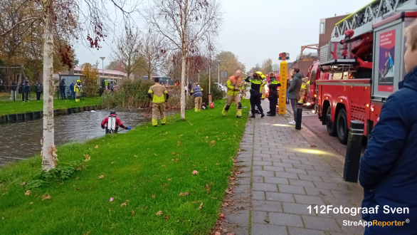 Kinderfiets aangetroffen bij melding persoon te water 