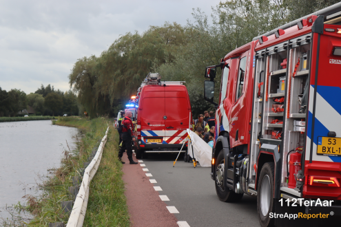 Persoon uit sloot gehaald Ter Aar