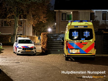 Ambulance opgeroepen ter ondersteuning van de politie