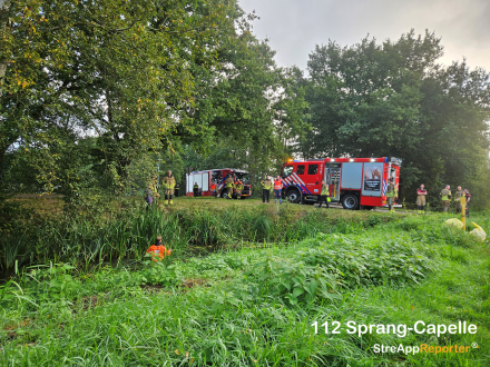 Hulpdiensten rukken groots uit voor persoon te water