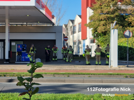 Kleine explosie bij tankstation