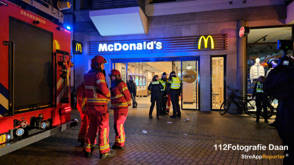 Brand bij de Mac Donalds snel onder controle