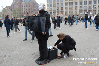Geen rellen, wel veel demo's in Amsterdam