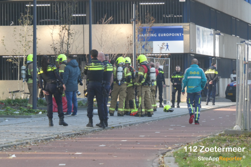 Mogelijke brand in Science tower