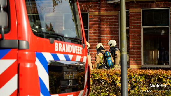 Gaslek bij woning 