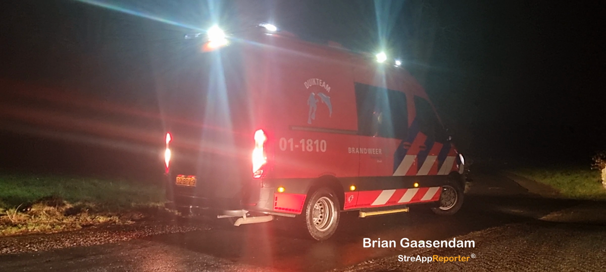 Grote inzet brandweer bij reddingsactie persoon te water