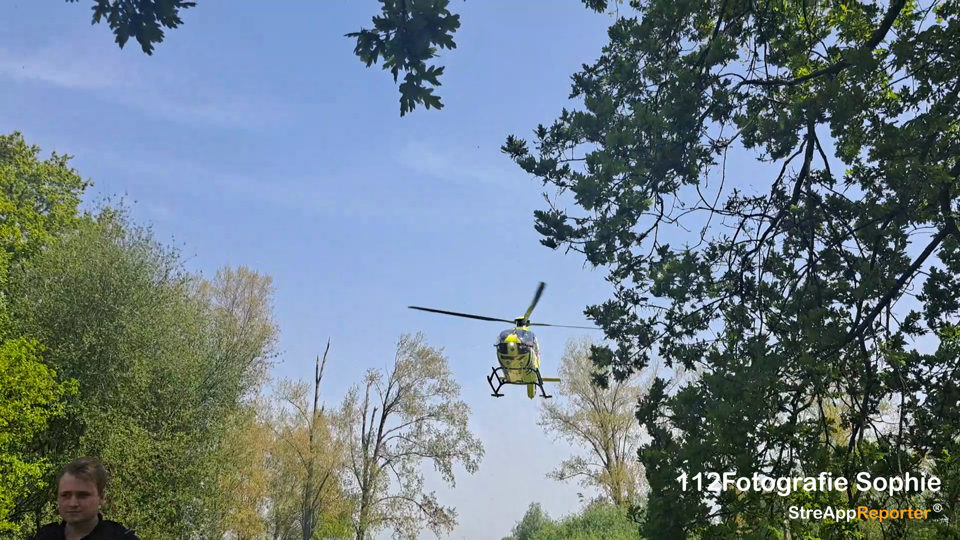 Traumahelikopter landt in Gouda vanwege medische noodsituatie